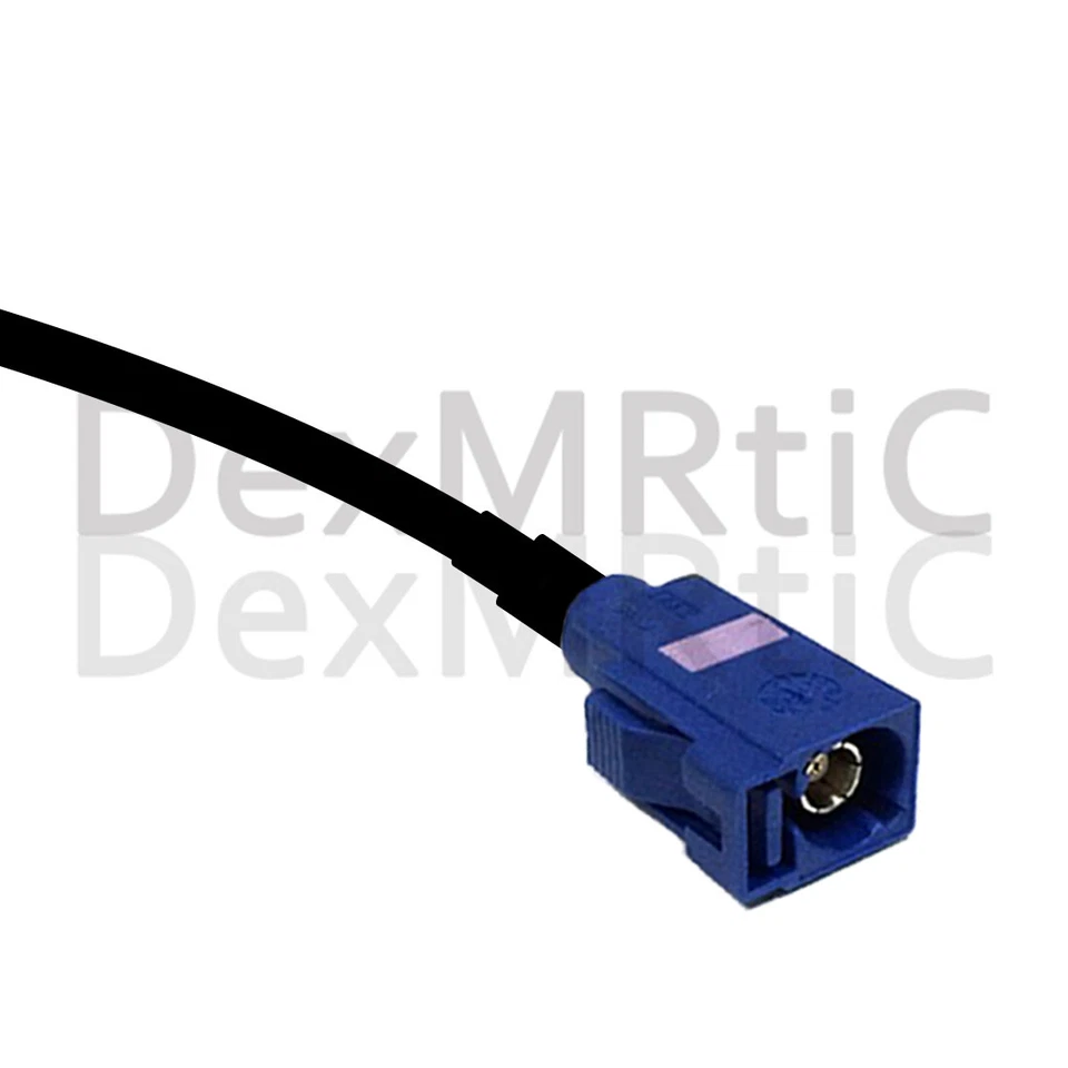 FME male to Fakra C female SMB RF cable adapter RG174 20cm 8" for GPS Navi - Image 4 of 4