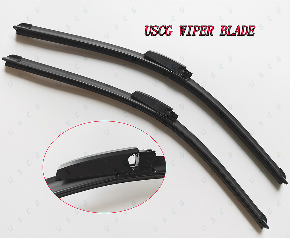 2 PAIRS Windshield Wiper Blades For Audi A6 C5 4B 2002 2003 2004 OEM Quality
