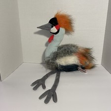 NIA the Plush AFRICAN CROWNED CRANE Stuffed Animal - Douglas Cuddle Toys - #4276