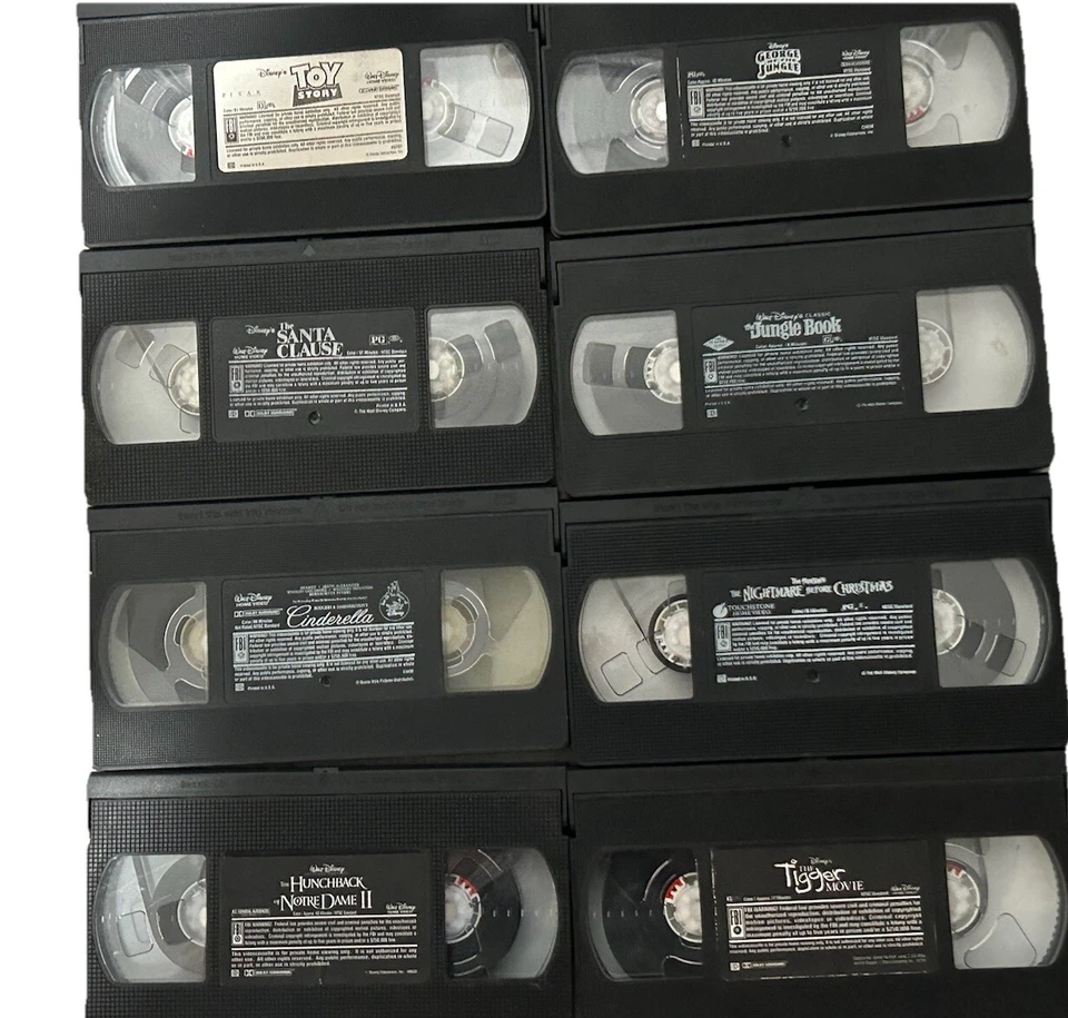 Huge Lot 38 Disney VHS Tapes Only No Covers - Hits Classics Black Diamond More - Image 2 of 4