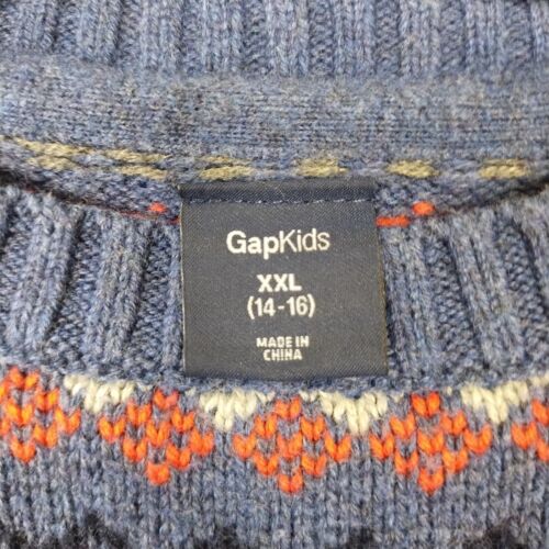 Gap Kids CottonWool Fair Isle Colorful Sweater Size Kids XXL (14-16) Super Soft - Picture 3 of 14