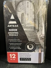 Arteza Expert Drawing Pencils - Set of 12