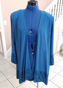 blue sheer jacket