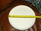 Bauer Pottery Bisque Plate 9.75" Vintage