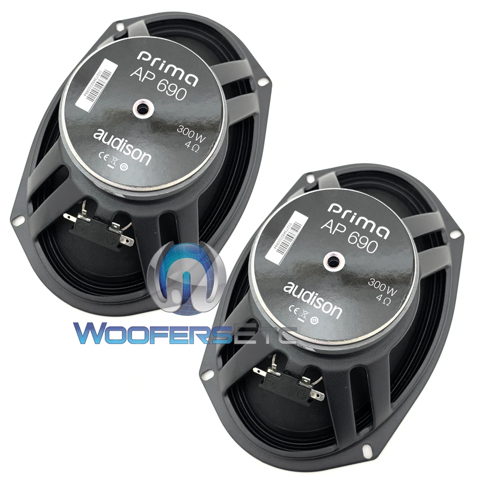 AUDISON PRIMA APK690 6 «x 9» 4-ОМ 300 Вт компонент динамики кроссоверы новый - Изображение 4 из 4