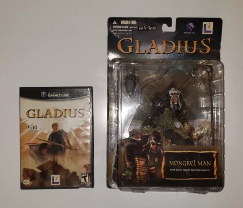 Gladius with toy (Nintendo GameCube, 2003) complete cib 