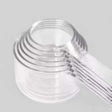 6pc Tritan Plastic Measuring Cups | Clear | Figmint