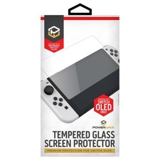 POWERWAVE FOR NINTENDO SWITCH OLED TEMPERED GLASS SCREEN PROTECTOR / BRAND NEW