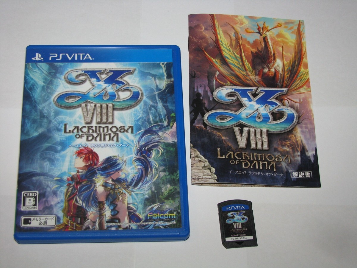 Ys VIII 8 Lacrimosa of Dana Japanese Playstation PS Vita Japan