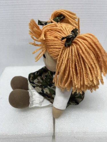 Muñeca Cabelas Trapo con Hilo Estilo Pelo Grueso 13" Largo - Imagen 6 de 7