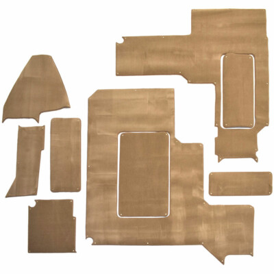Cobalt Boat Snap-In Carpet Mats 407602 | Syntec Sand (Set of 9)