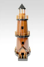 NEW HANDCRAFTED WOODEN LIGHTHOUSE MODEL REPLICA NAUTICAL DECOR & GREAT GIFT