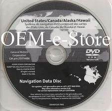 OEM Cadillac Navigation DVD U.S Canada Map FOR 2007 2008 2009 Cadillac SRX ONLY