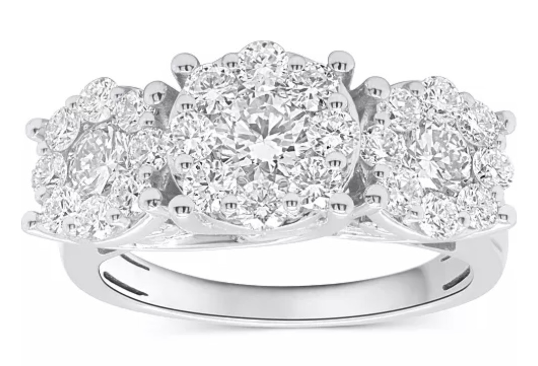 Lab Created Diamond Ring - image 1