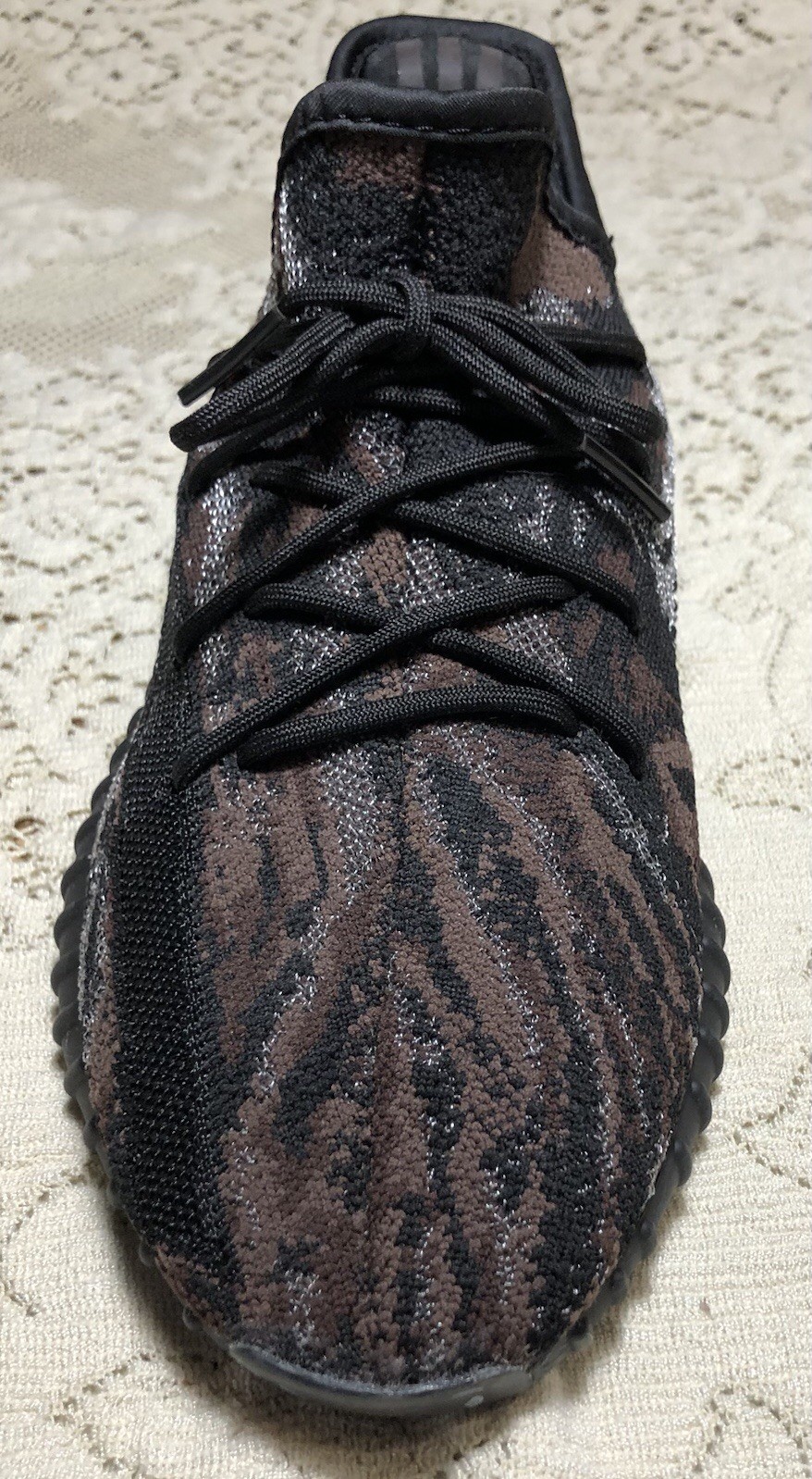 Adidas Yeezy Boost 350 V2 MX Rock Black Brown Knit Men’s Size 8 Sneakers NWOT•A1 thumbnail 5