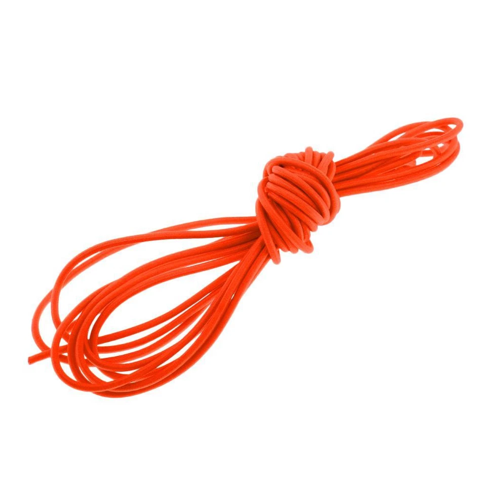 MARKENLOS 3mm Orange Elastic Rope Shock Cord Gepä tie Trailers Boote