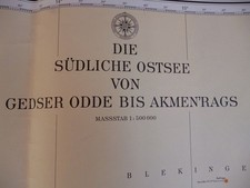 Die Südliche Ostsee von Gedser Odde bis Akmen'rags -  Blatt Nr. 60. Massstäbe: 1