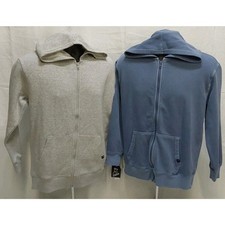 2 Pack Unisex Kids Art Class XL (14) 1 Blue 1 Gray Hooded Full Zip Jacket