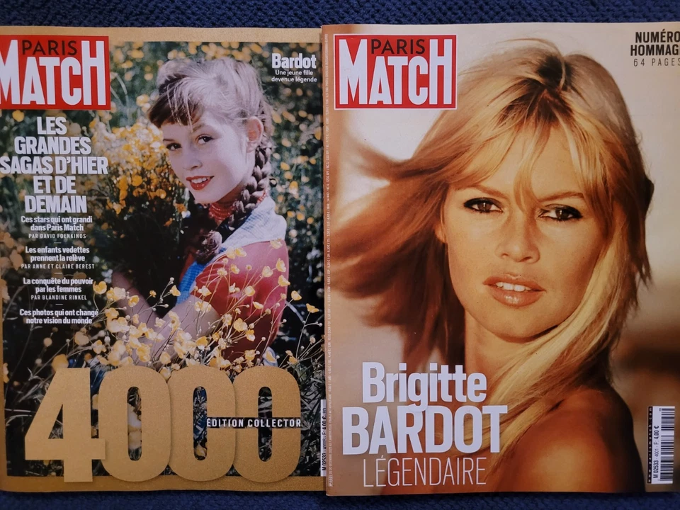 LIVRE LA PETITE FIANCÉE DE PARIS MATCH🎬+2 PARIS MATCH 2025💐ET 1 PHOTO A4 BB  - Photo 2/4