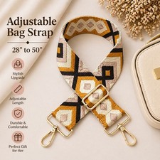 Purse Strap Replacement Crossbody Adjustable Woven Bag Strap