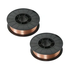 2 Rolls ER70S-6 .023 Inch (0.6 mm) Mild Steel MIG Welding Wires 10Lbs Spool Wire