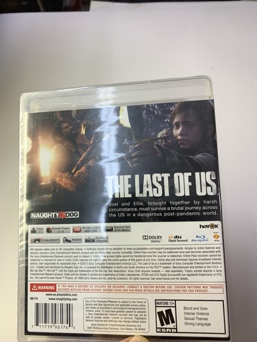 The Last of Us (Sony PlayStation 3, 2013) Brand New Factory Sealed READ - Picture 11 of 13