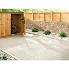 Concrete Garden Paving Slabs 450x450 Patio Path Smooth Grey Stones multi buy