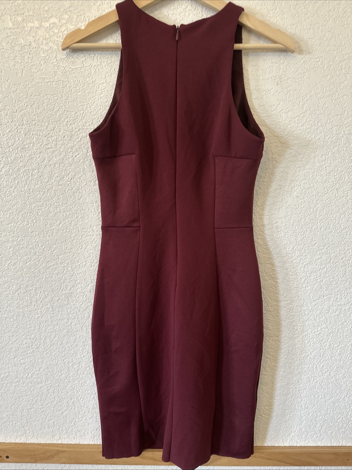Mango Suits Women’s S Burgundy Pencil Dress thumbnail 5