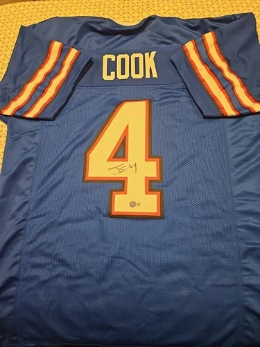 Buffalo Bills James Cook #4 Autographed Football Jersey Beckett Authenticated