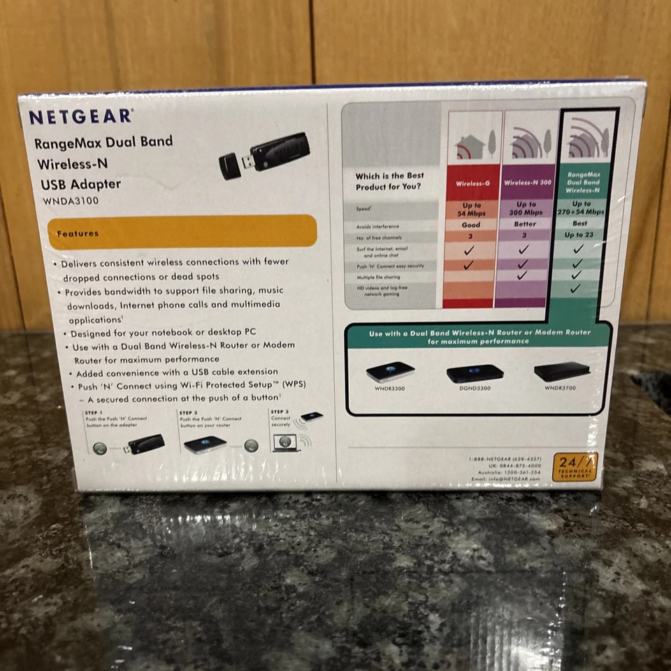 NETGEAR WNDA3100 Wireless USB Adapter - Image 2 of 4