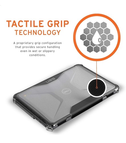 Urban Armor Gear Plyo Series Rugged Case For Dell Laptop- Ice, Translucent - Afbeelding 6 van 8
