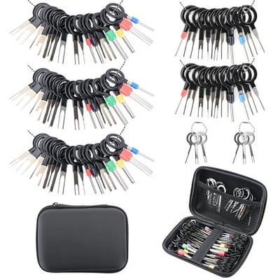 Terminal Removal Tool Kit, 82 Pcs Extractor Set, Depinning... 