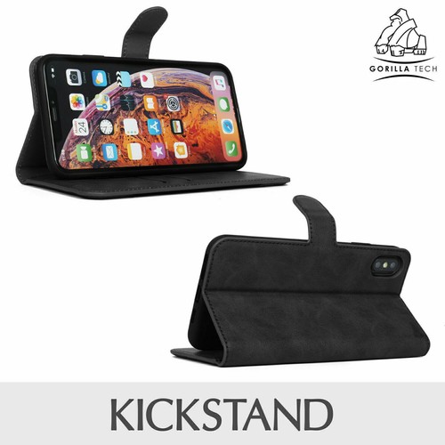 For iPhone 16/15/14/S23/S22/S21/S20 Leather Flip Card Slot Kickstand Case - Picture 15 of 38