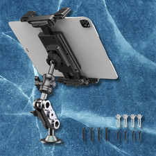 Tablet Mount for Truck Heavy Duty Drill Base Phone Holder for Car Dashboard Wall