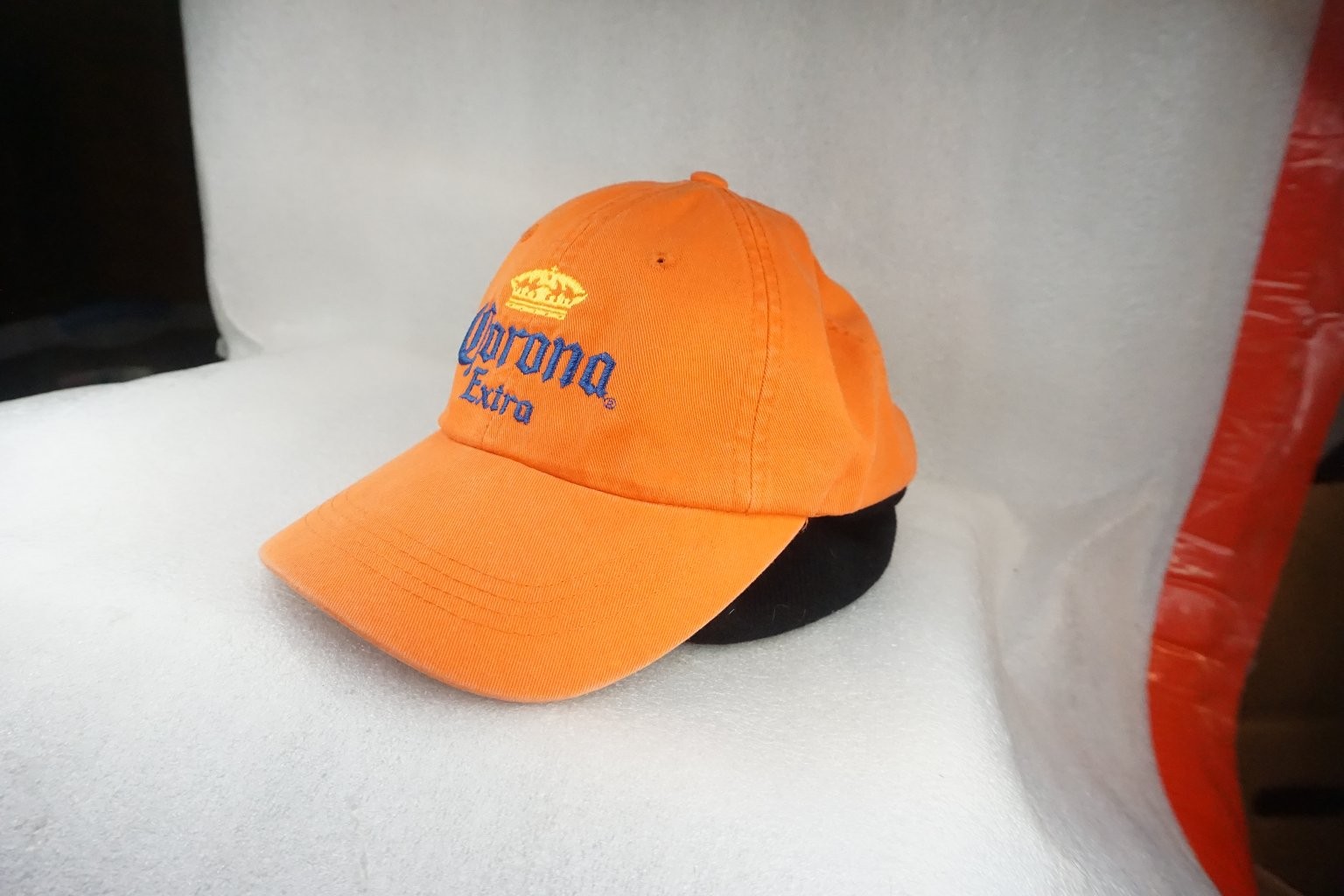 Corona Extra Hat Baseball Cap Adjustable Orange G… - image 1