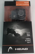 HEAD 720p Action Sport LCD Photo Video Camera Water Resistant Time Lapse NIB
