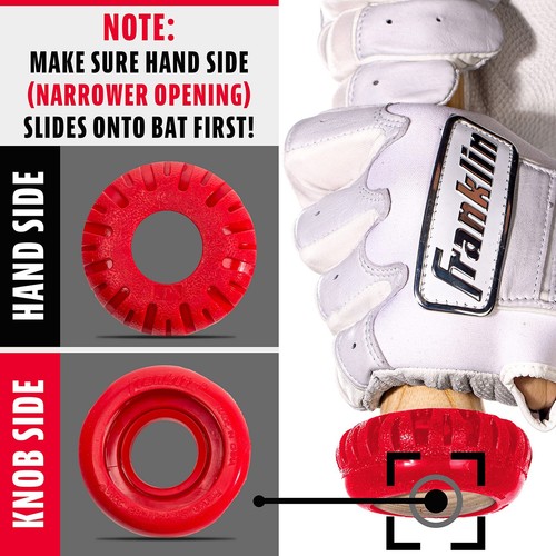 Franklin Sports Baseball Bat Grip Knob - Gator Grip Bat Nub - Baseball - Afbeelding 6 van 9