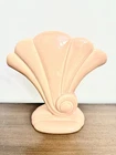 MCM Red Wing Pottery FAN SHELL Vase 899 USA Peach 7.5 In x 7.5 in