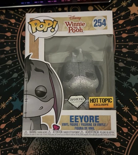 Funko Pop! Disney Winnie The Pooh EEYORE 254 Diamond Hot Topic Exclusive