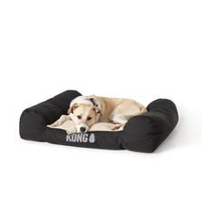 KONG Durable Lounger Dog Bed 30"L x 40"W x 9"H Color: Black