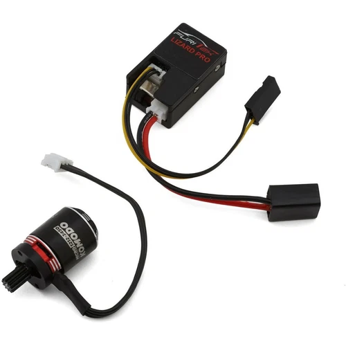 Stinger 118 Brushless Power System for Trx4m with Futitek Lizard Pro Esc and Mic