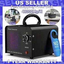 48000mg/h Ozone Generators Machine Air Purifier Ionizer Ozonator Timer for Home