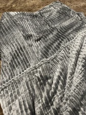 Nestl Plush Fleece Blanket Throw 50x60 NIB Gray