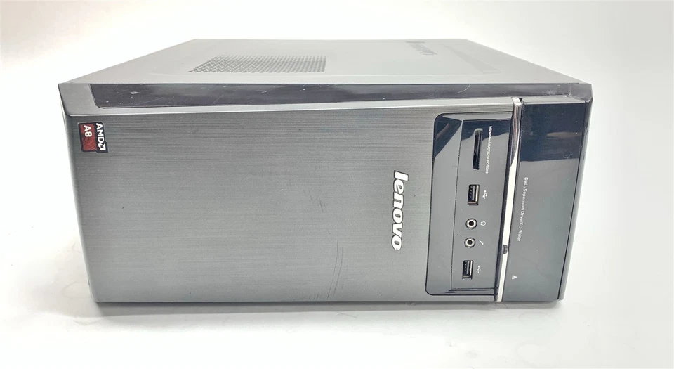 Lenovo H50-55 PC AMD A8-7600 Radeon R7 3.10GHz 16GB 256GB SSD Win10P GT730 WiFi - Image 3 of 4