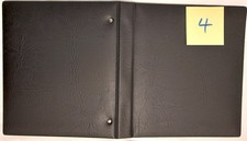 Kartenalbum,  11 Seiten mit 44 Einsch&uuml;ben A6 f&uuml;r Karten, teilw. mit Inhalt (04)