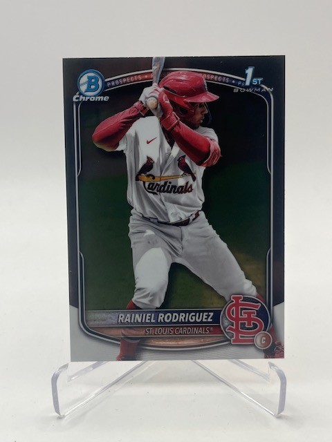 2025 BOWMAN CHROME RAINIEL RODRIGUEZ RC #BCP-200 CARDINALS 1ST