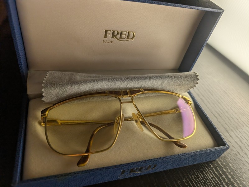 fred ocean65-12/ 140 Made İn  France sunglasses