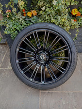 GENUINE BENTLEY CONTINENTAL GT GTC 13 SPOKE  20" INCH BLACK ALLOY WHEEL