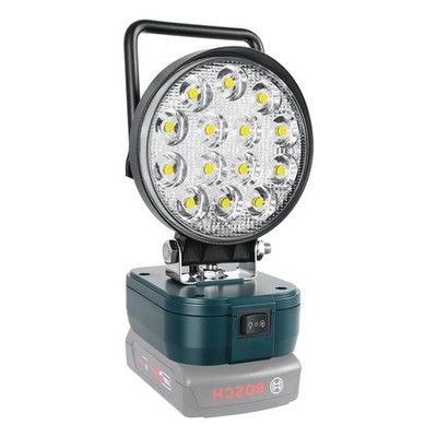 Cordless Portable LED Work Light for Bosch 18V Battery, 4'' 42W LED Floodligh...