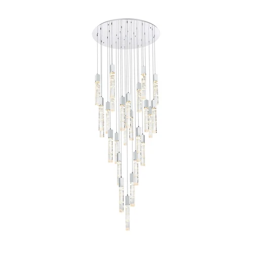 Elegant Lighting Aurora 42" Chandelier, Chrome - 2089G42C - Picture 1 of 1